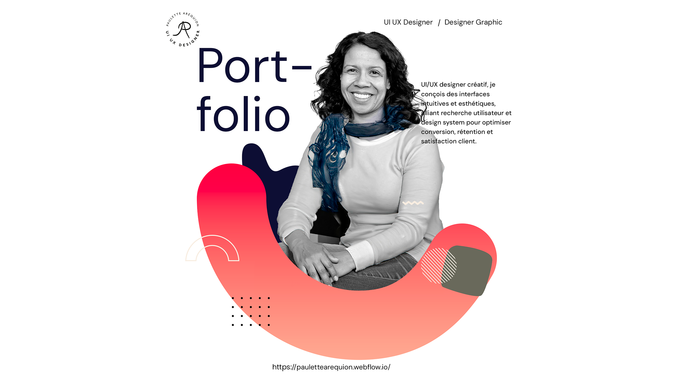Portfolio de Paulette Aréquion, designer UI UX