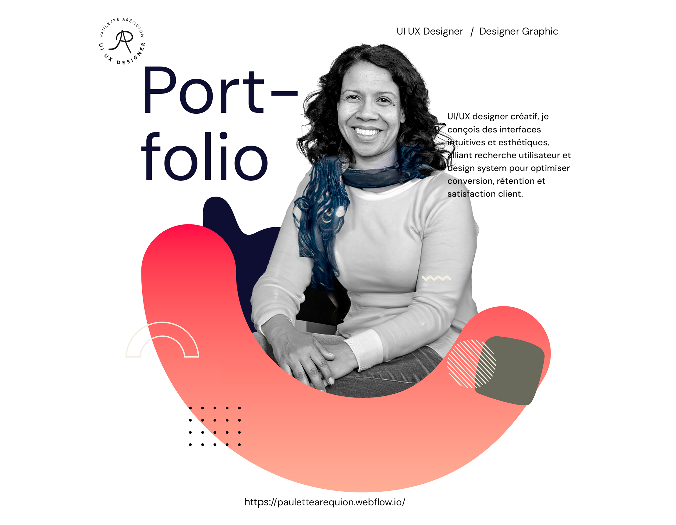 Portfolio de Paulette Aréquion, designer UI UX
