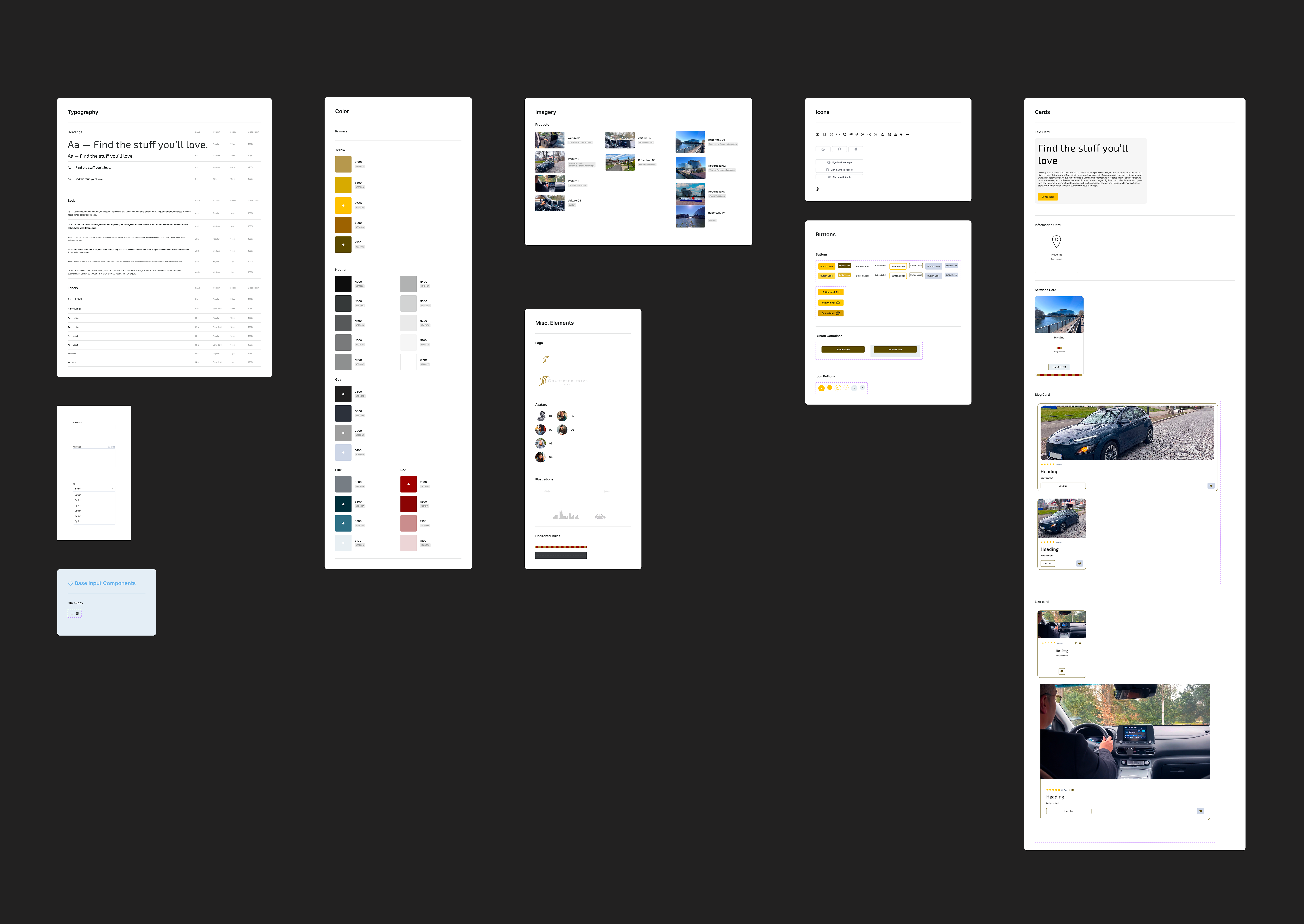 Conception d'un design system complet dans Figma