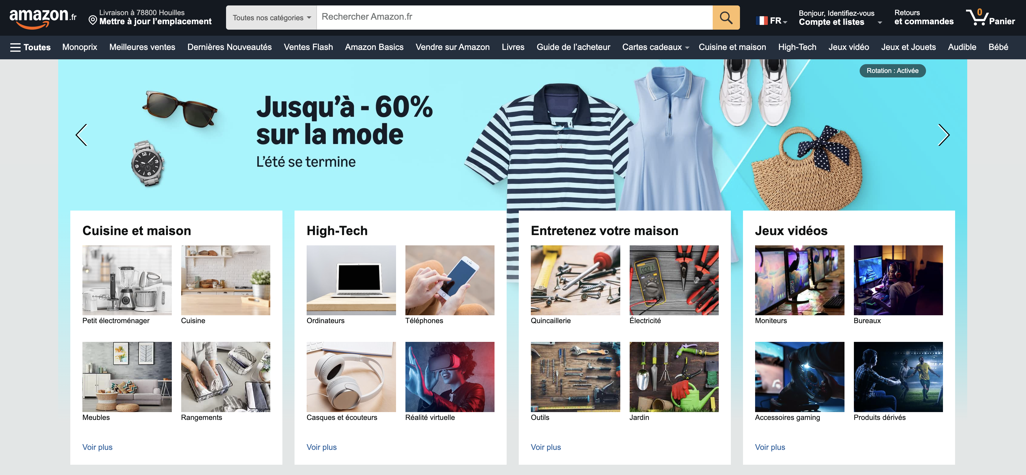 Boutique en ligne Amazon