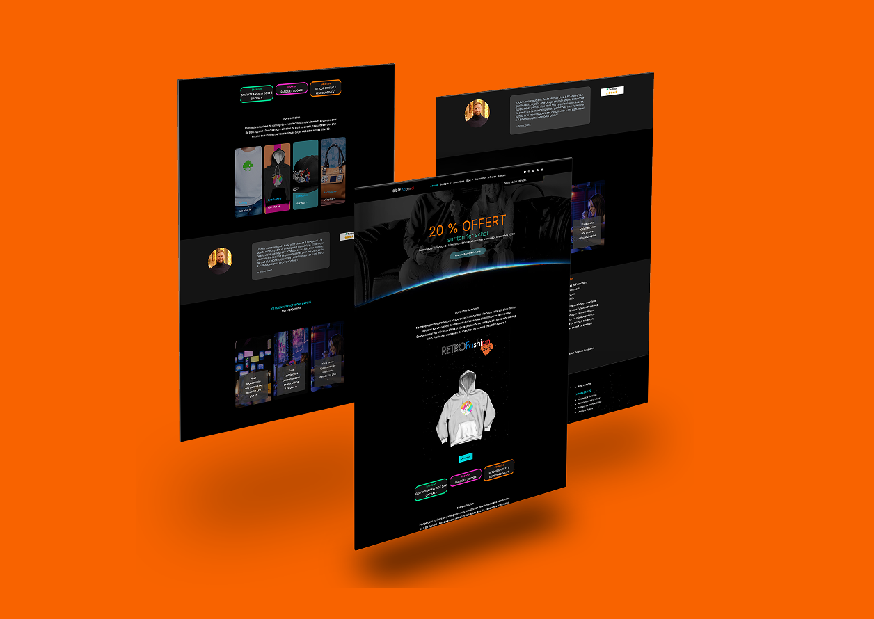 projet de conception design web et communication visuelle