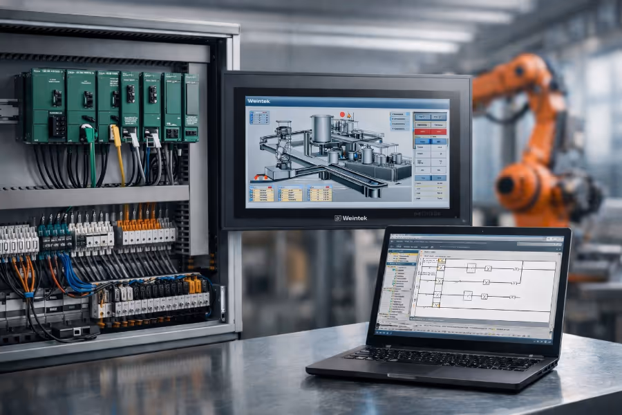 [background image] image of a futuristic laboratory setting (for a ai biotech company)