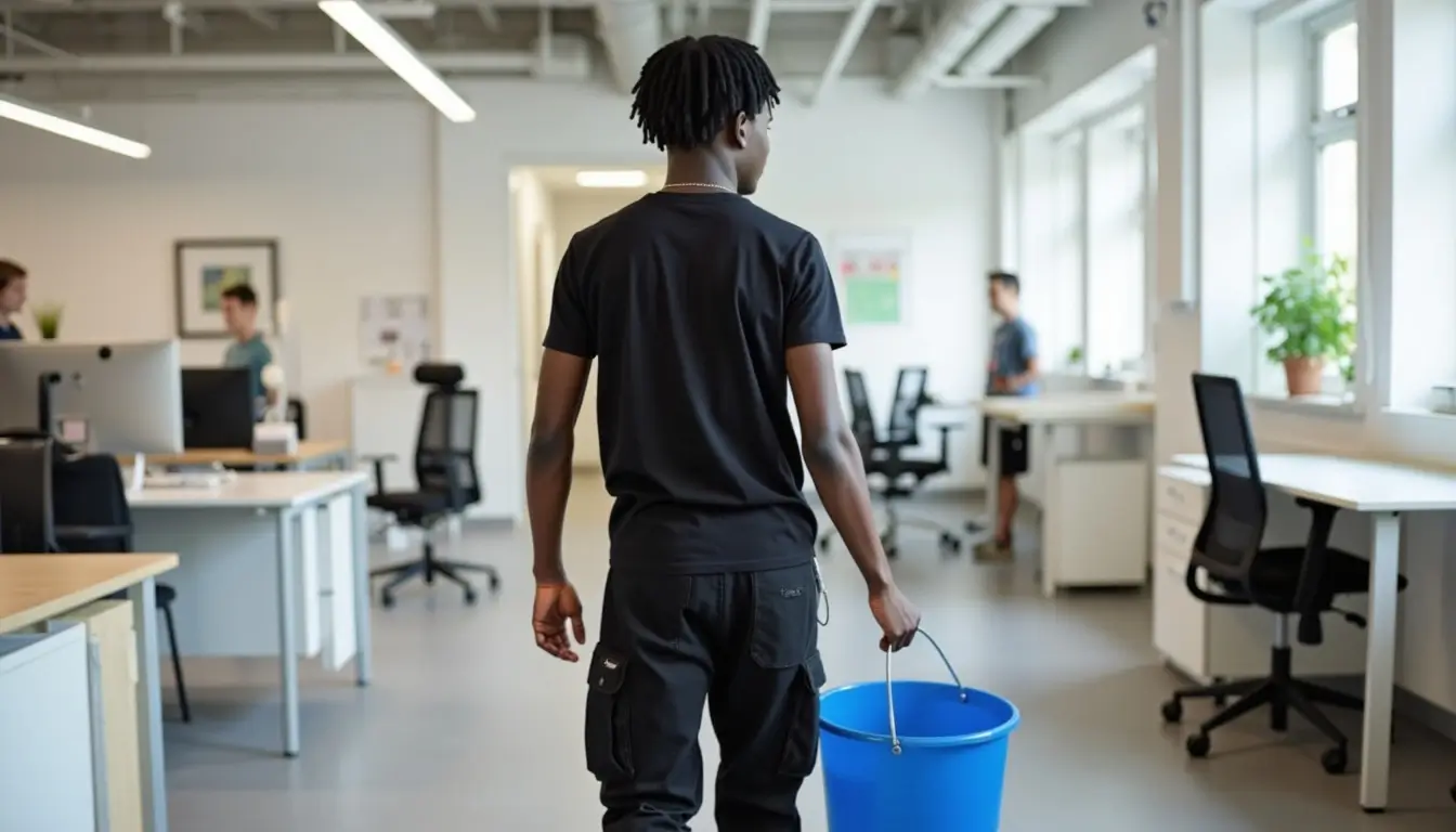 benjamin-kavelee-toimistossa