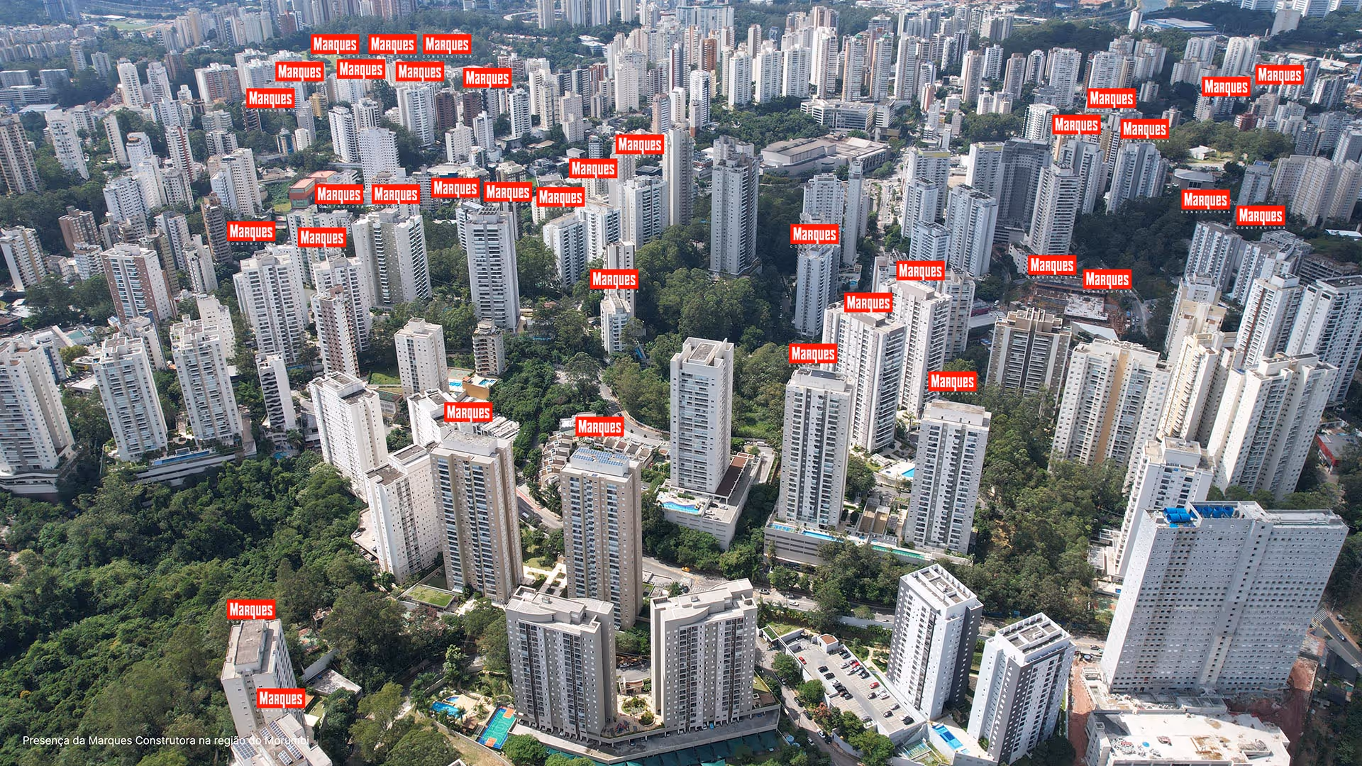 Empreendimentos Marques Construtora na região do Morumbi
