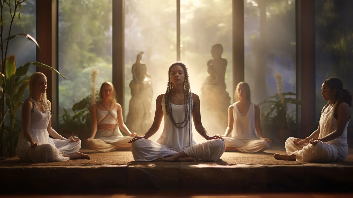 Screenshot from yoga web project