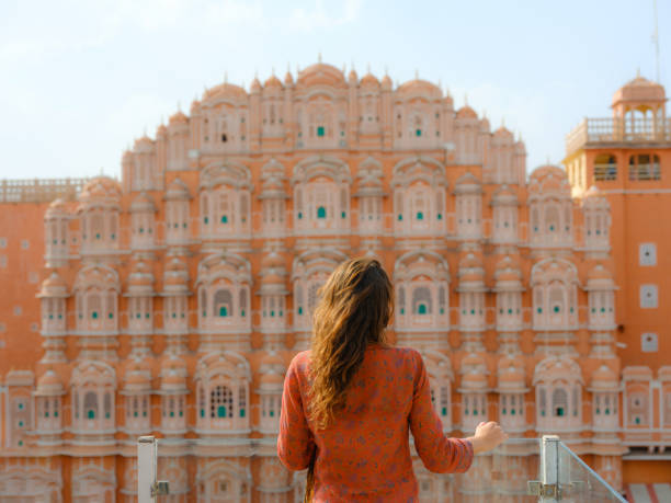 woman on vacation