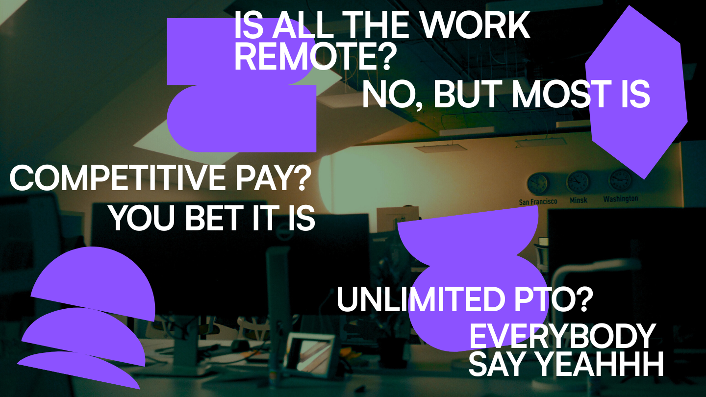 Is all the work remote