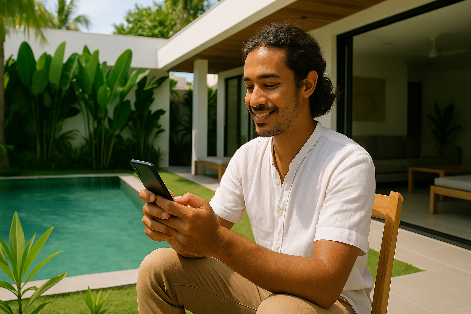 SympleHost AI assistant replying to guest message in Airbnb interface