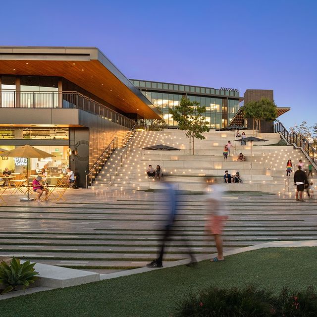 Culver City steps in downtown Culver City, California