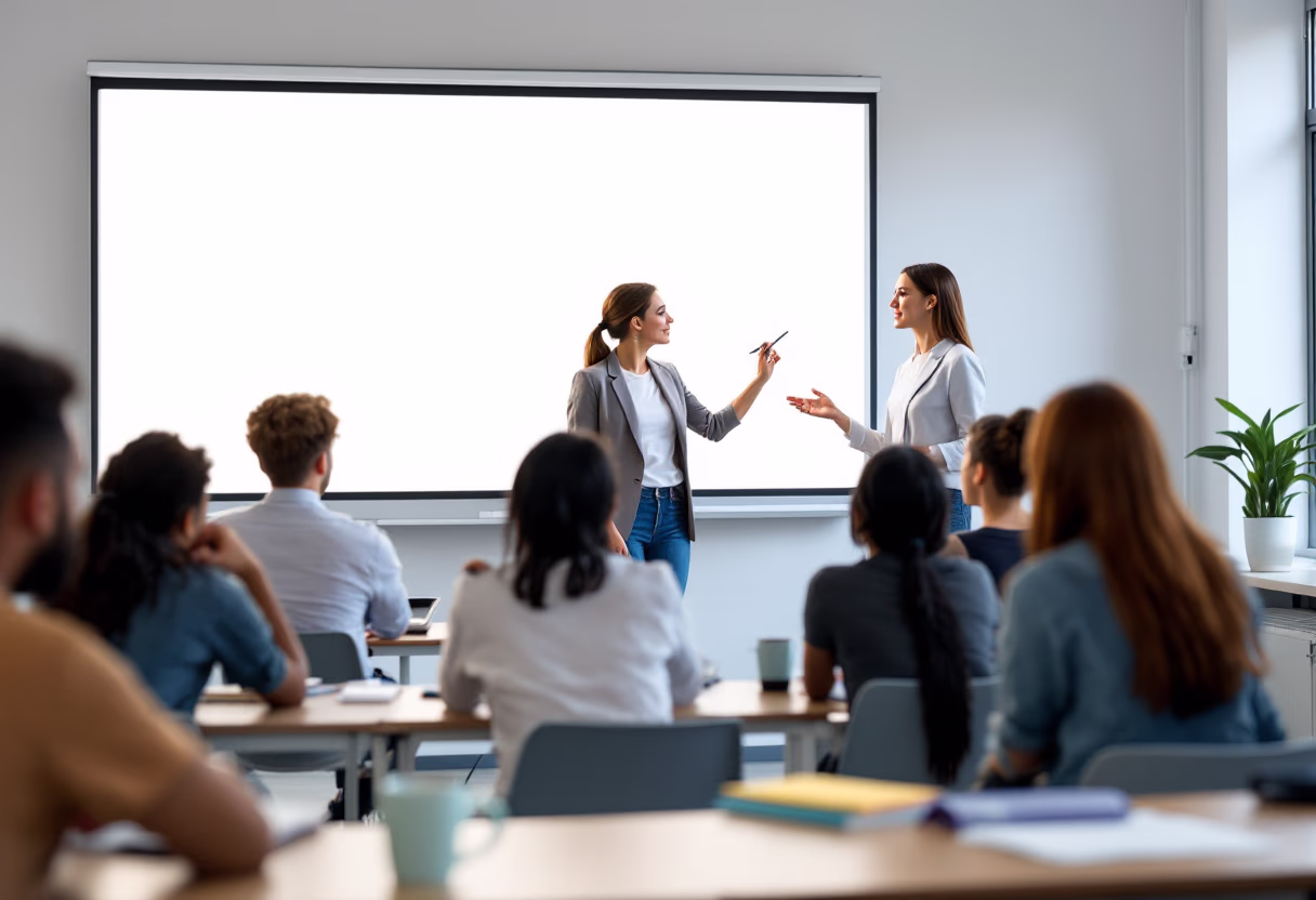 image of classroom setting (for a edtech)