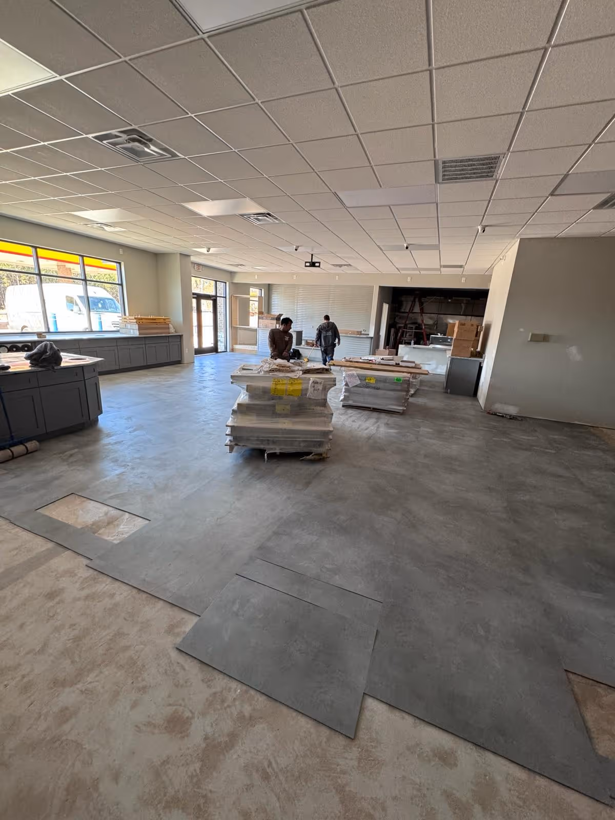 Commercial LVP flooring Atlanta