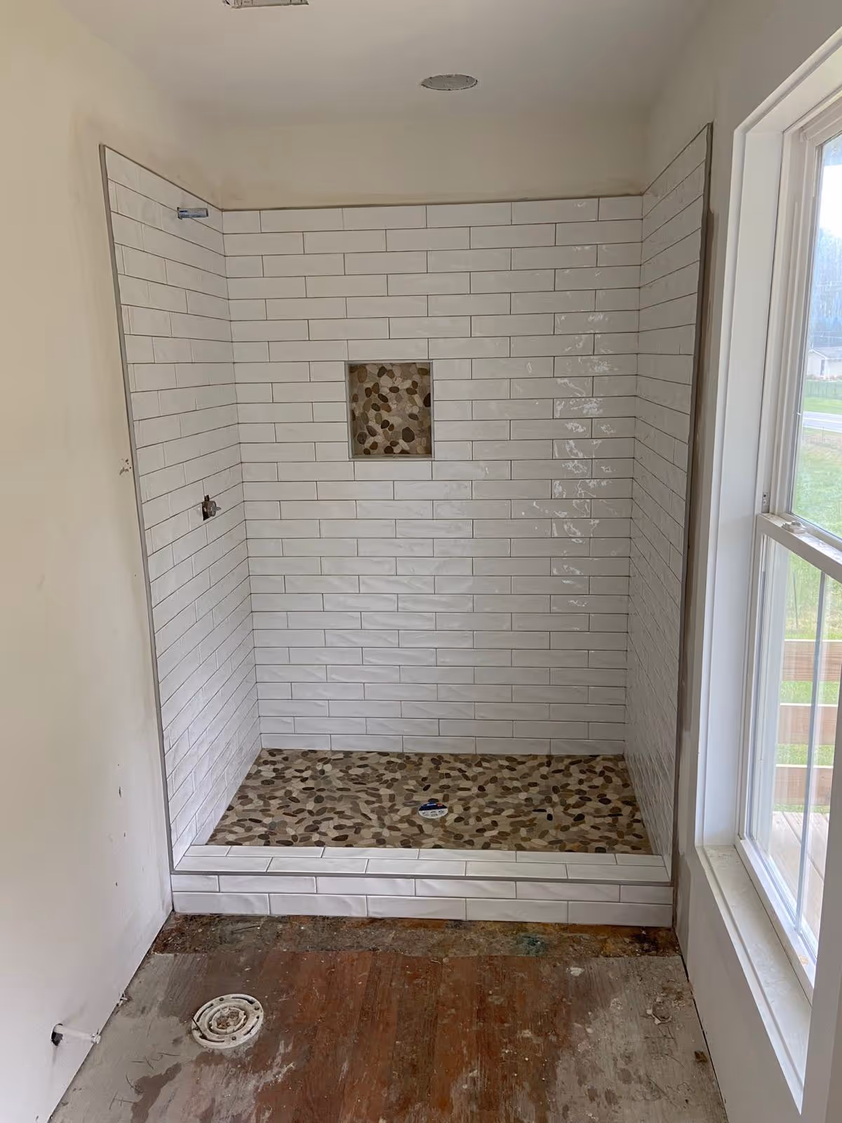 Custom shower wall tile Atlanta