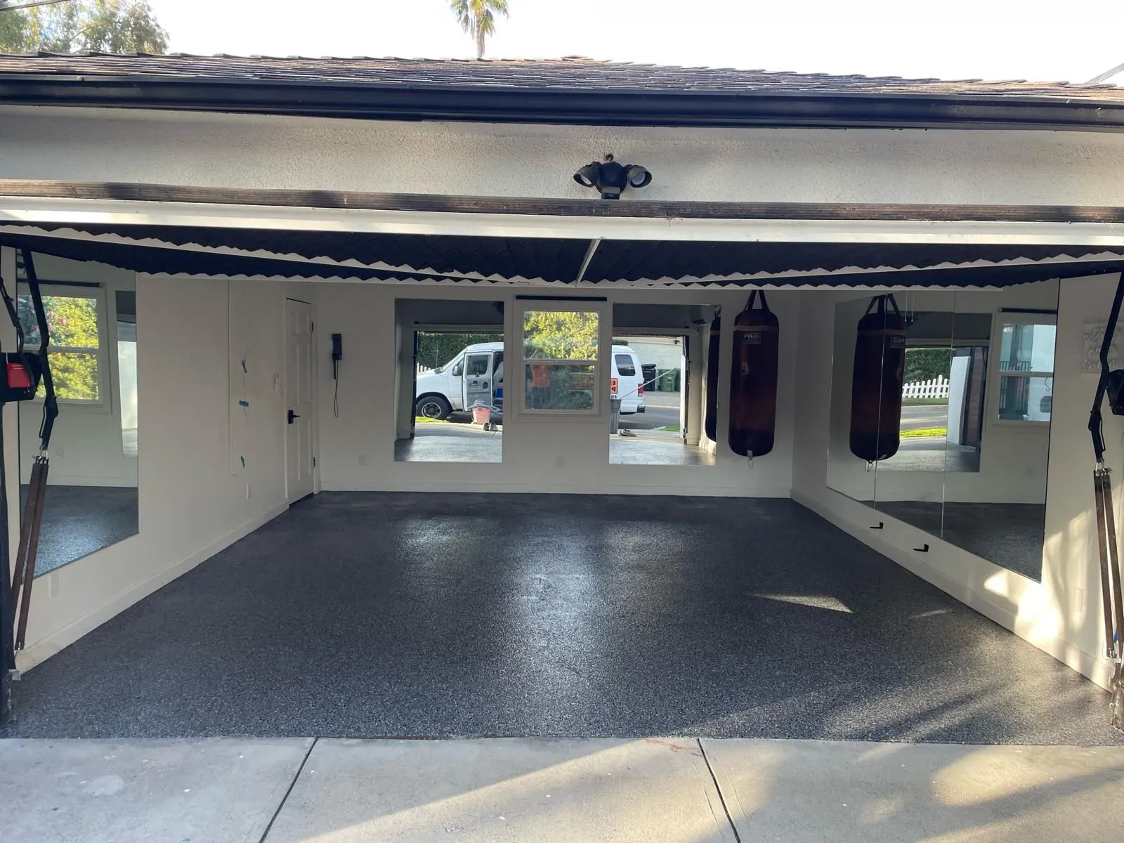 Faust Flooring polyaspartic floor coating contractors in Johns Creek, GA