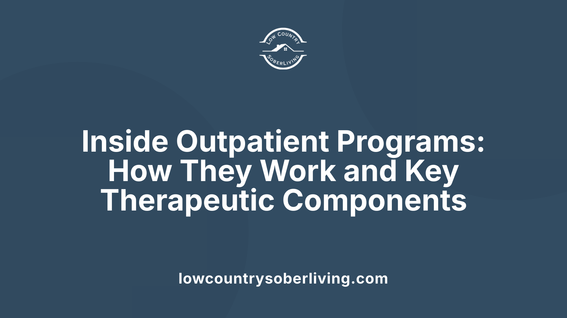Inside Outpatient Programs: How They Work and Key Therapeutic Components
