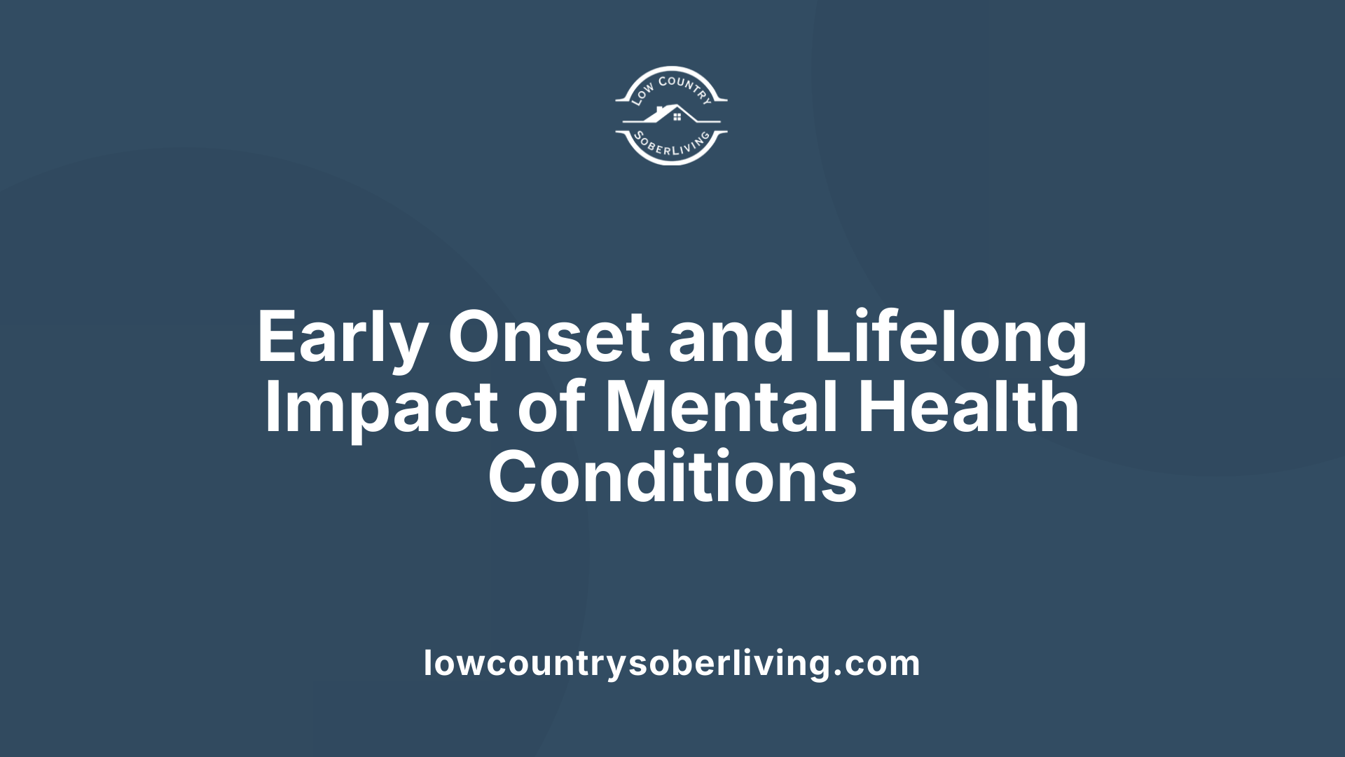 Early Onset and Lifelong Impact of Mental Health Conditions