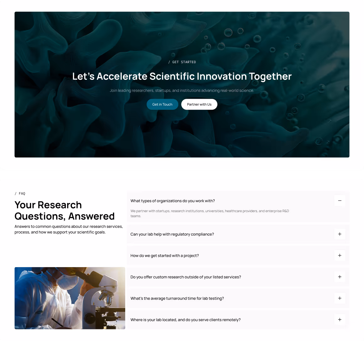 Laboratory & Research template overview3