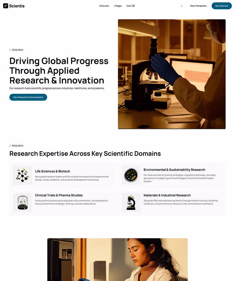 Laboratory & research template research3