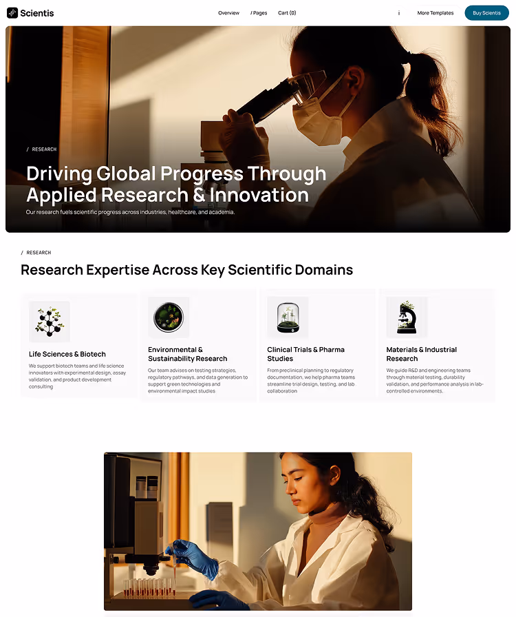 Laboratory & research template research2