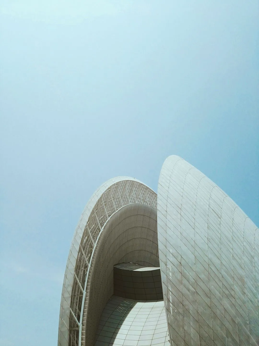 Modern abstract sculpture