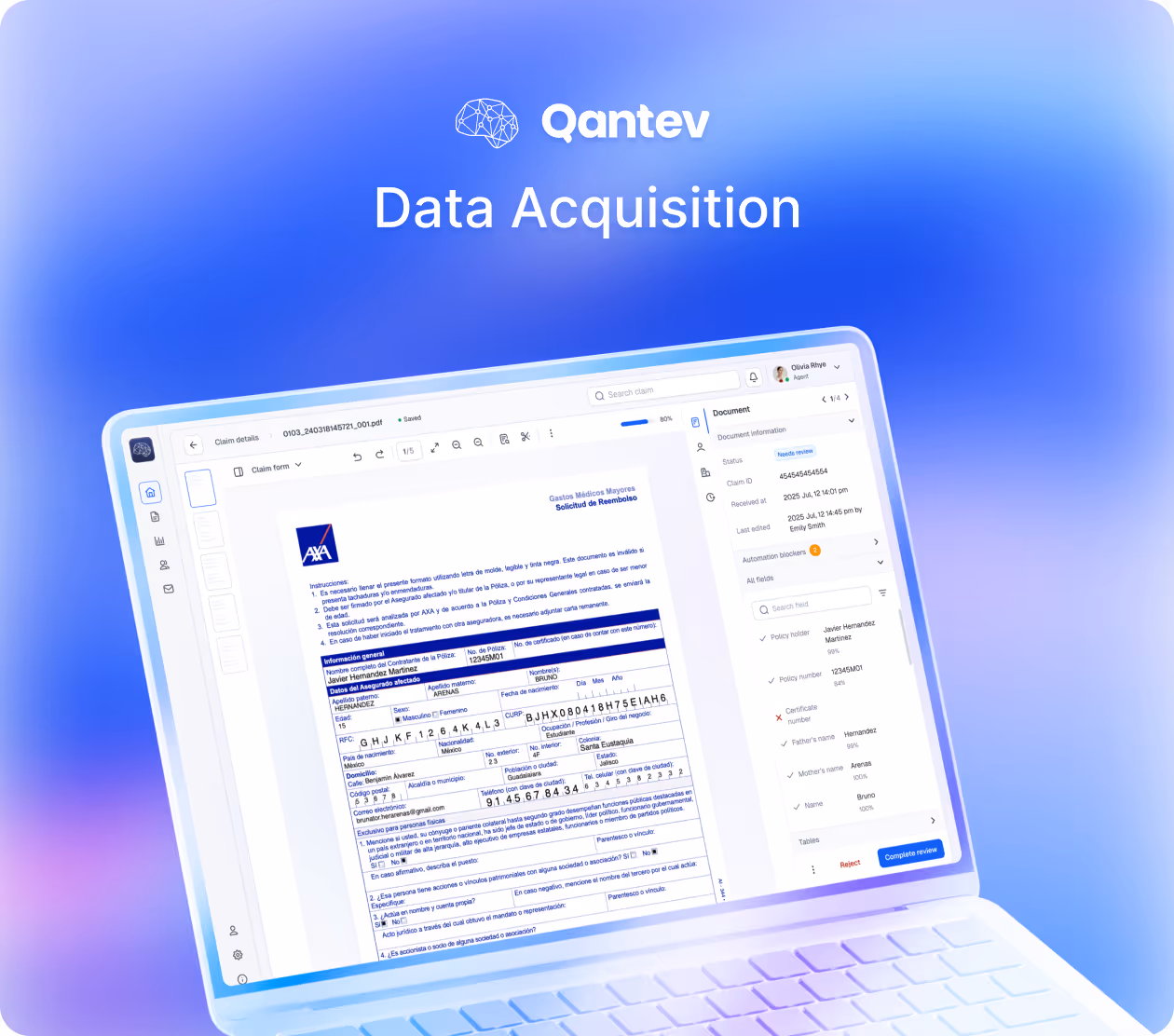Faster Claims Processing: Automating and Accelerating Data Entry