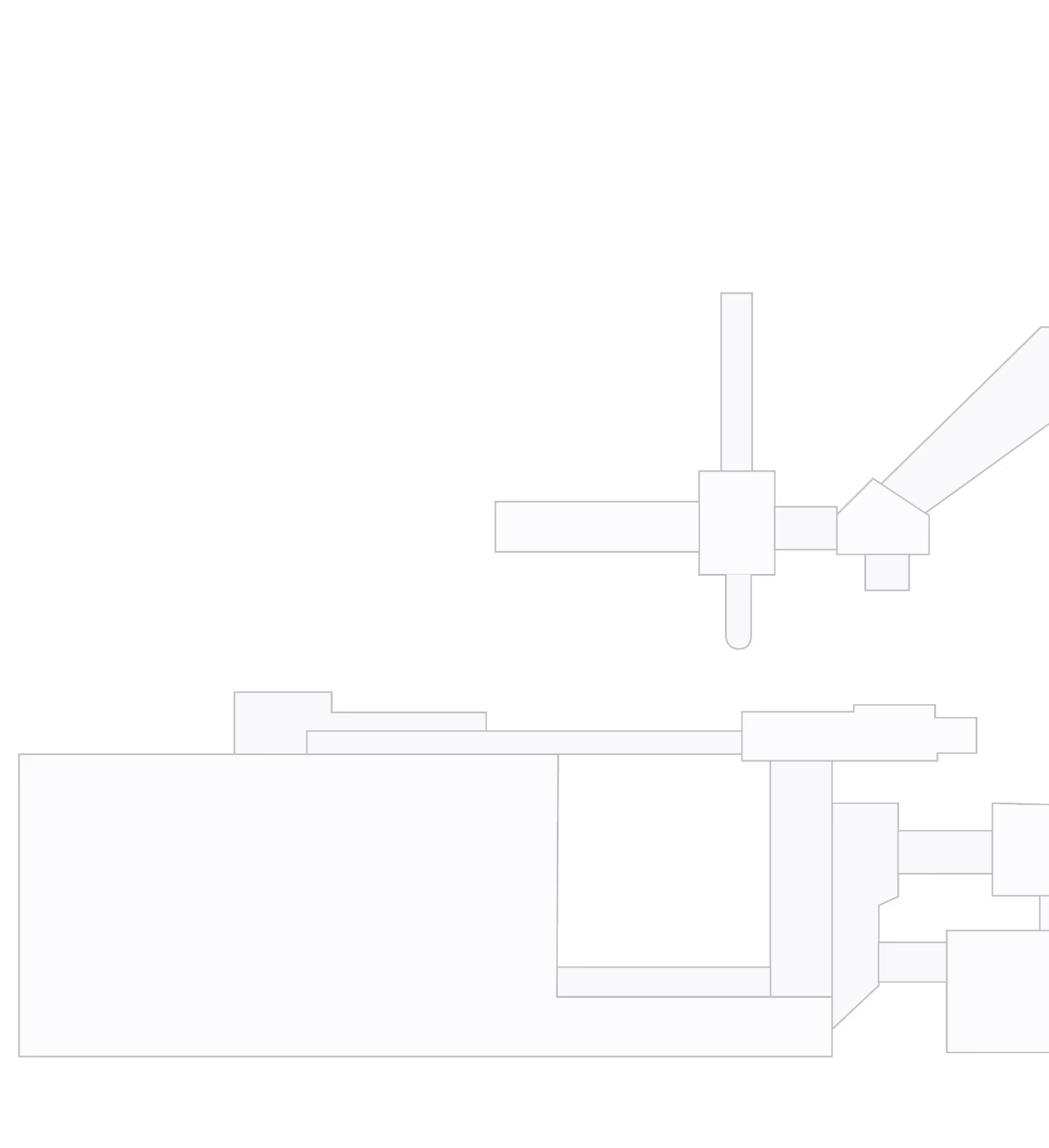 Diagram of an automation system flow with machine PLC, mold, robot PLC, and MES data feedback loops.