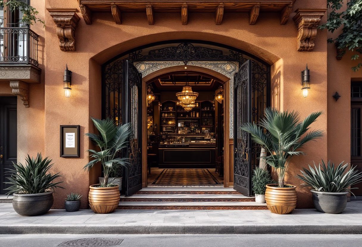 image of restaurant exterior (for a mexican restaurant)