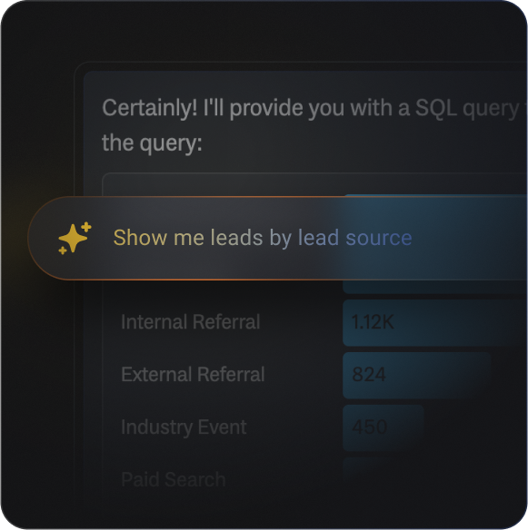 Conversational AI for smarter decisions, 24/7.