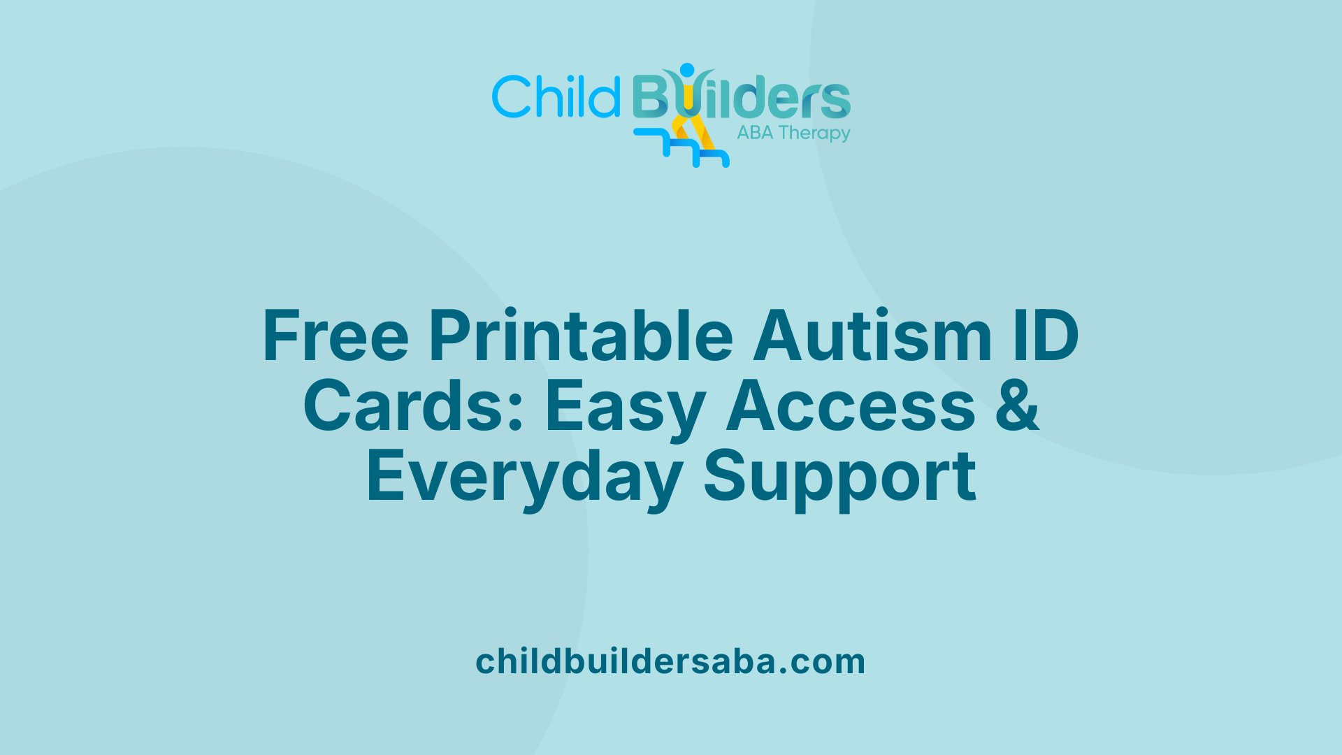 Free Printable Autism ID Cards: Easy Access &amp; Everyday Support