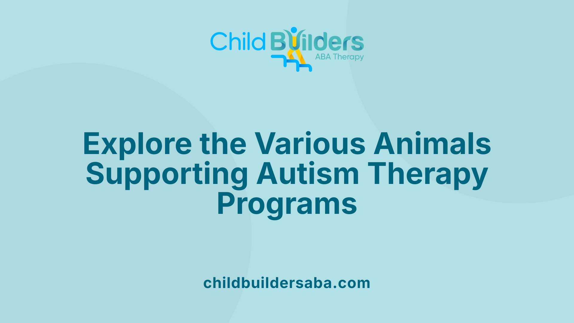 Explore the Various Animals Supporting Autism Therapy Programs