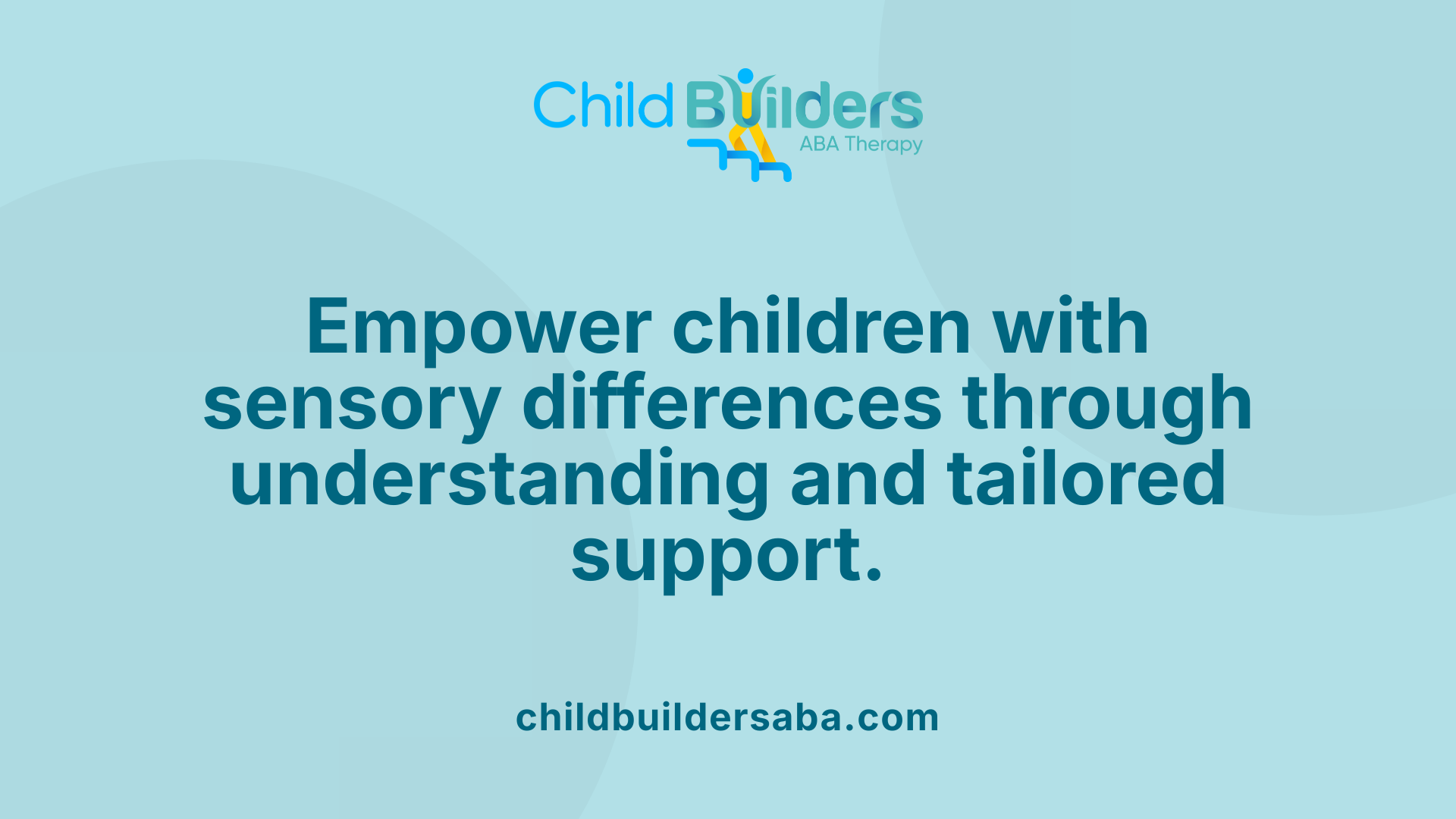 Empower children with sensory differences through understanding and tailored support.