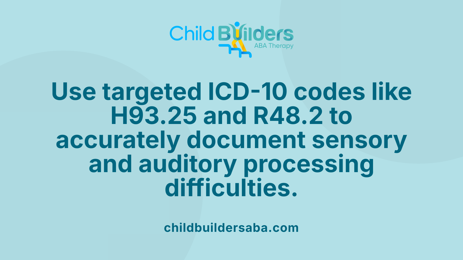 Use targeted ICD-10 codes like H93.25 and R48.2 to accurately document sensory and auditory processing difficulties.