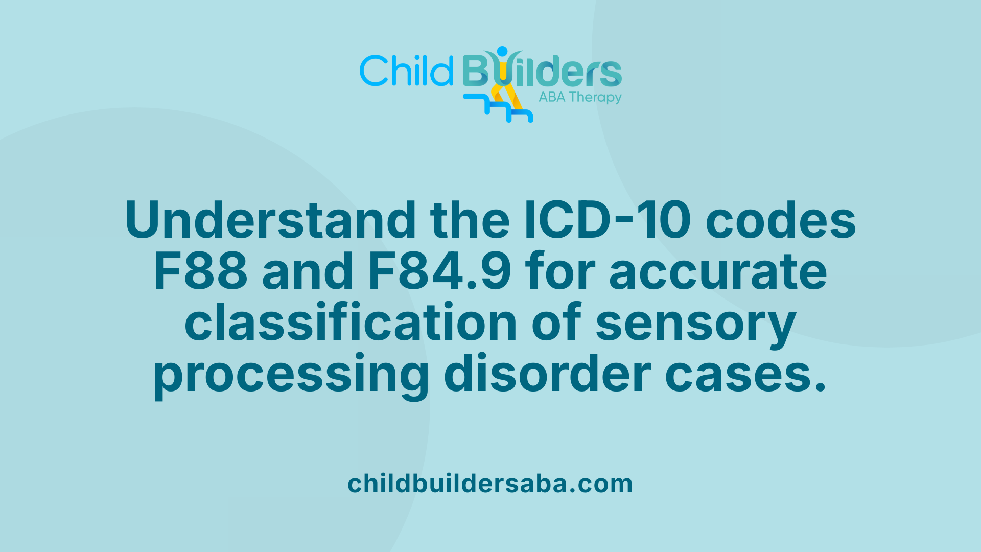 Understand the ICD-10 codes F88 and F84.9 for accurate classification of sensory processing disorder cases.