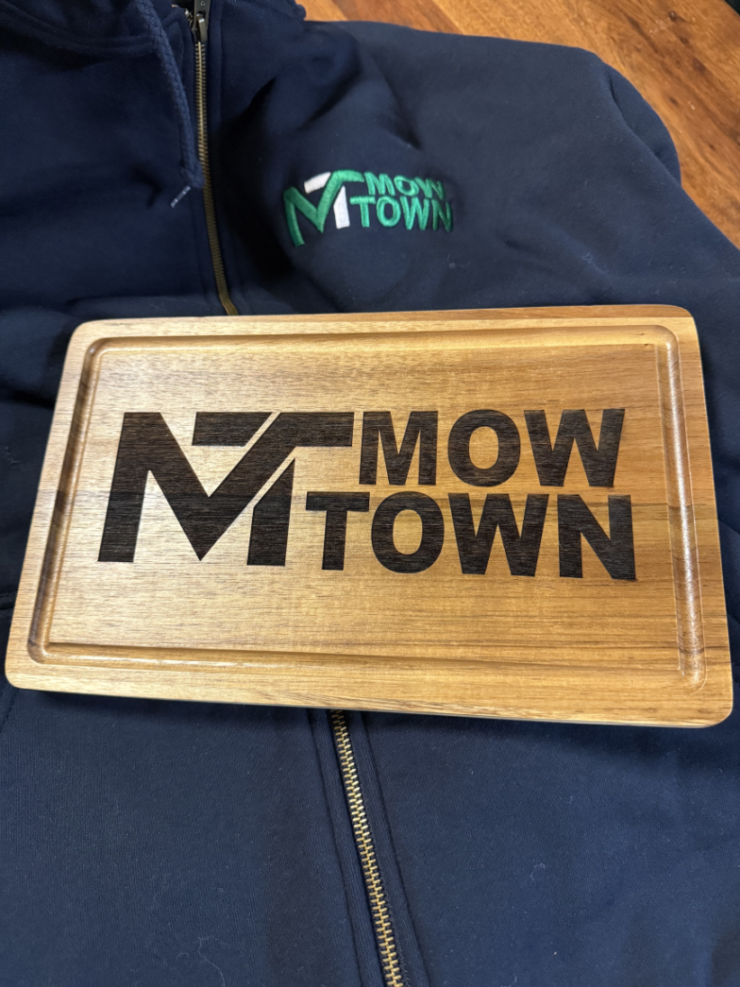 Mow Town Cutting Board