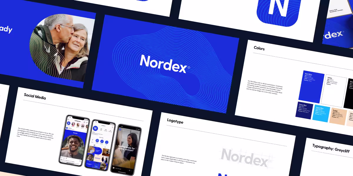 Grid mit Brand Guidelines: Style Guides, Logofamilien und Tone of Voice für Konsistenz