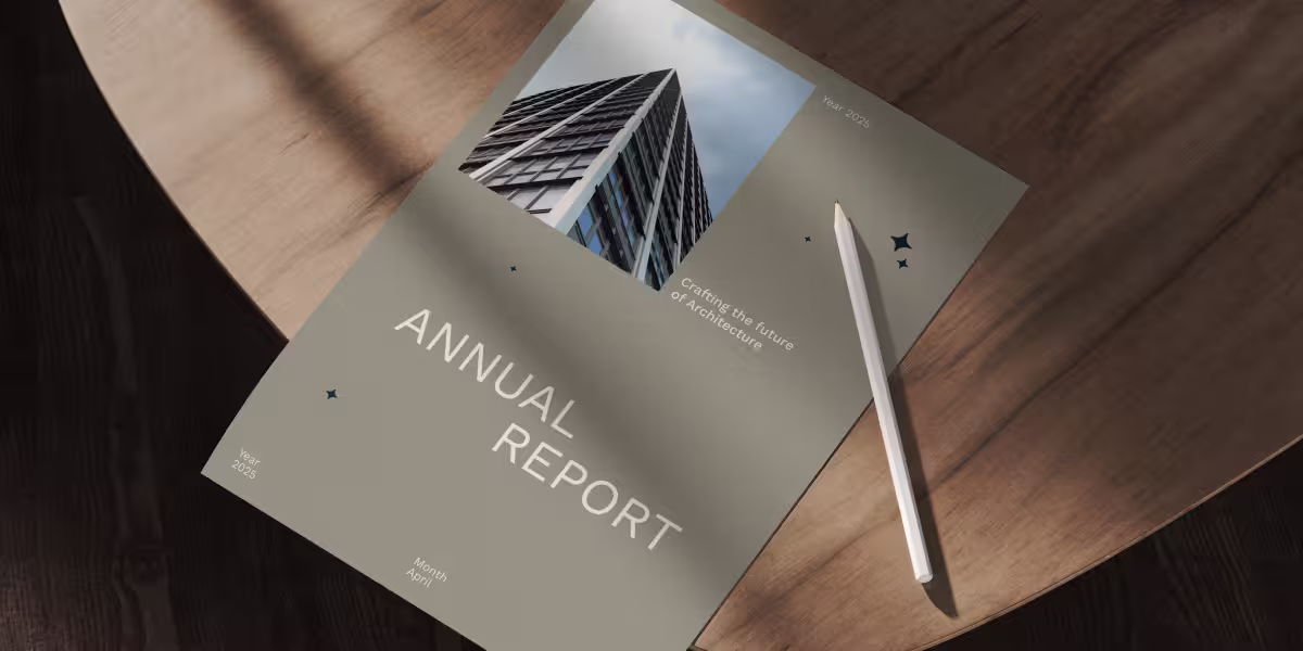 Gedruckter Unternehmensbericht / Annual Report: Infografiken und Corporate Design für Geschäftsberichte