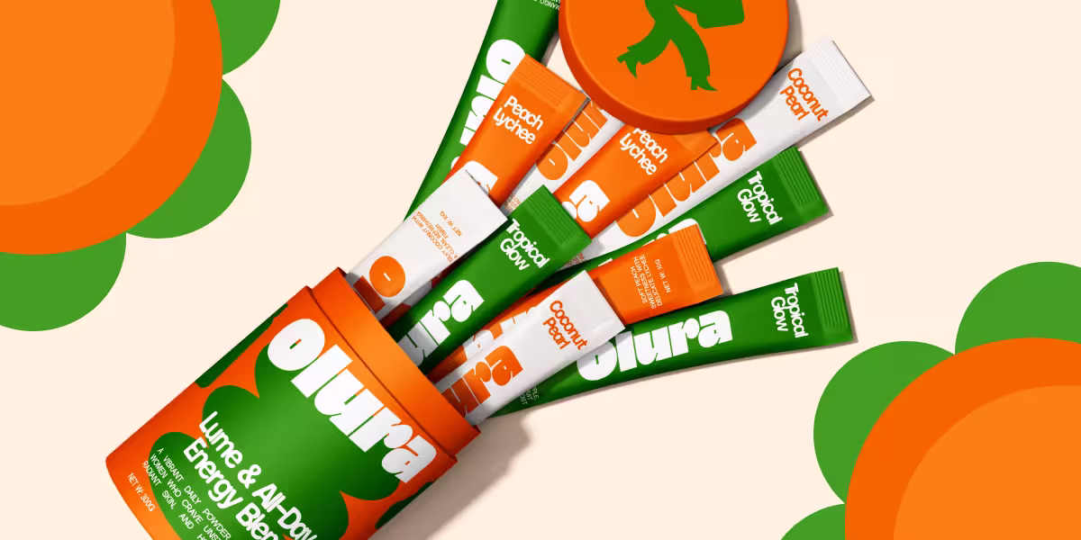 Verpackung des Beauty Produkts Olyra: AI-gestützte Produktverwaltung und Content-Erstellung