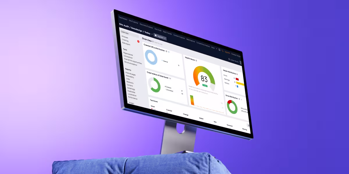 Monitor mit Analysedaten: Technische SEO-Optimierung für Crawlability und Mobile-First