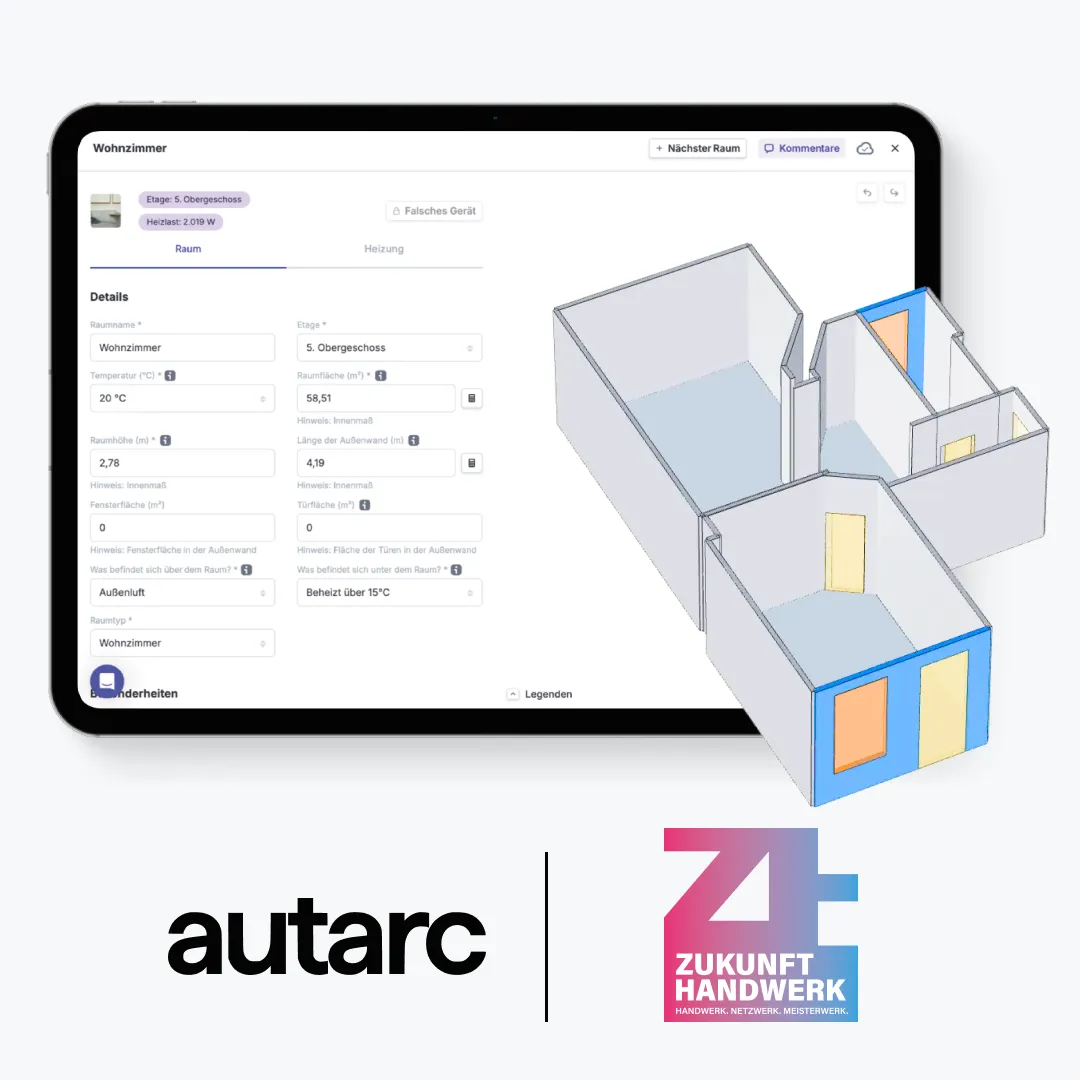 Digitale Wärmepumpenplanung für das Handwerk – autarc auf der Zukunft Handwerk 2026