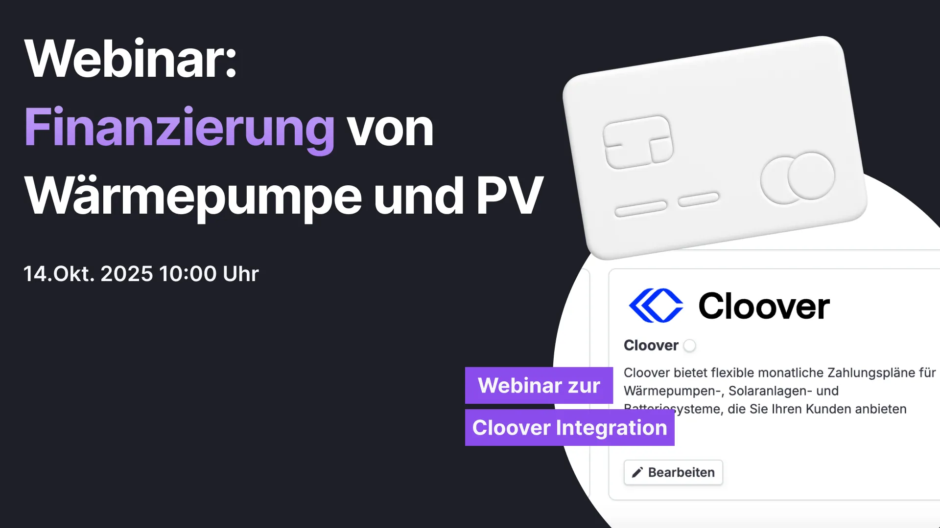 🏡💜 Webinar Finanzierung mit Cloover in autarc