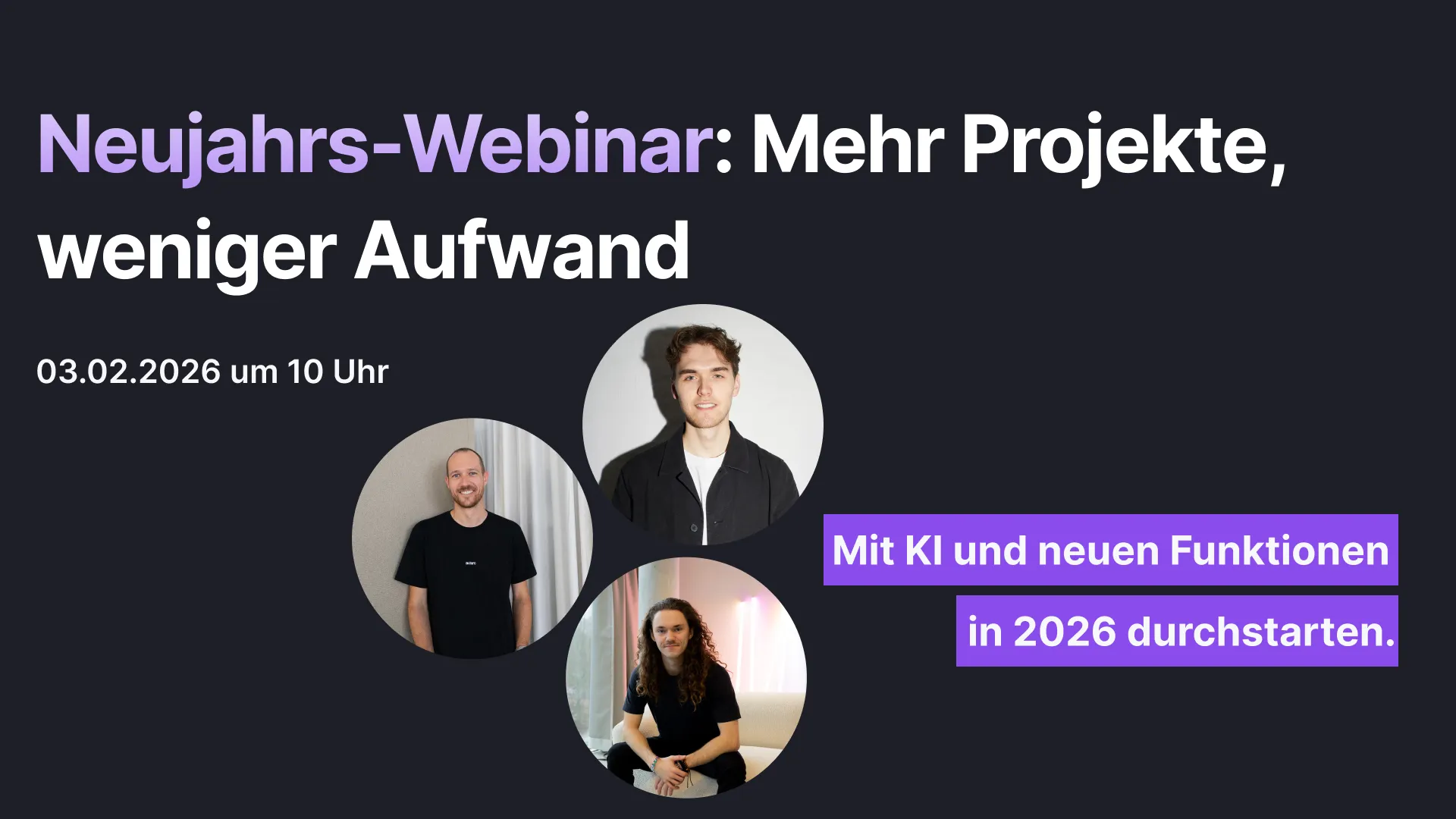 🏡💜 Webinar zum Neujahresupdate