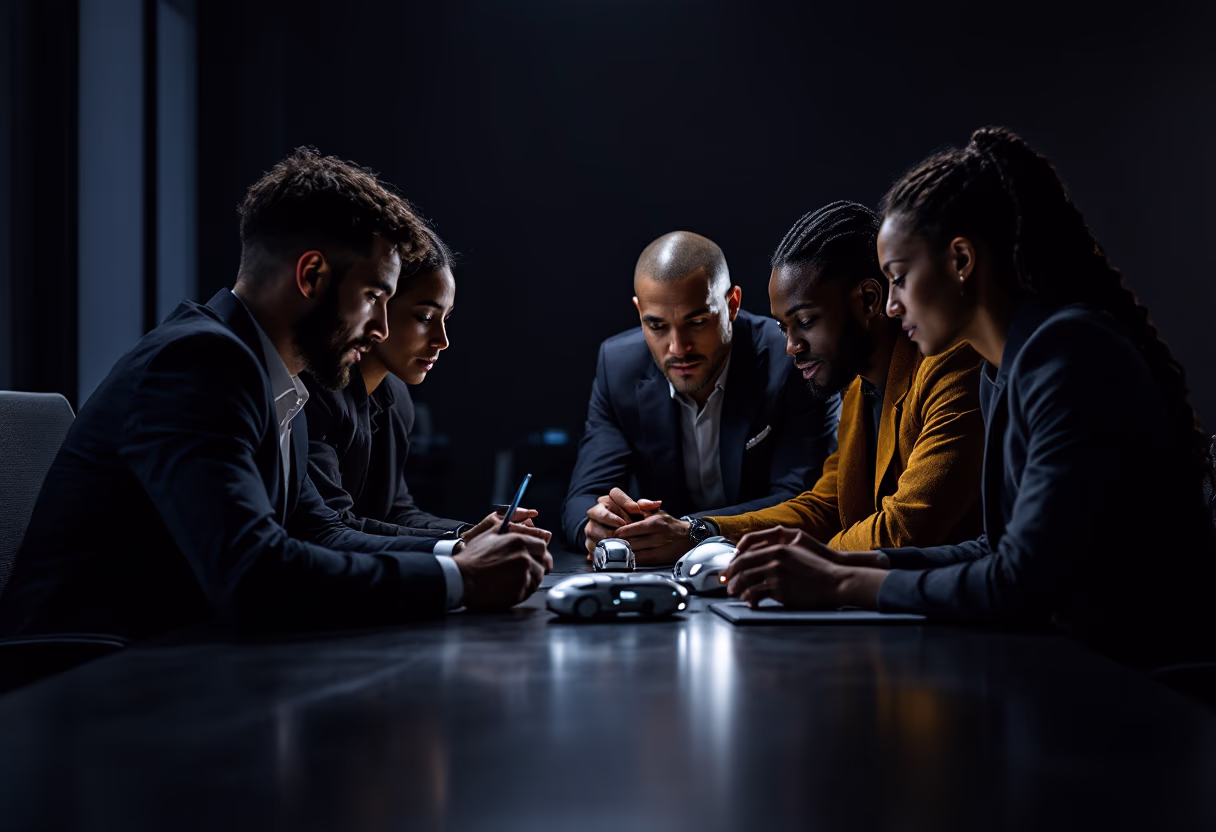 image of a brainstorming session (for a consulting firm)