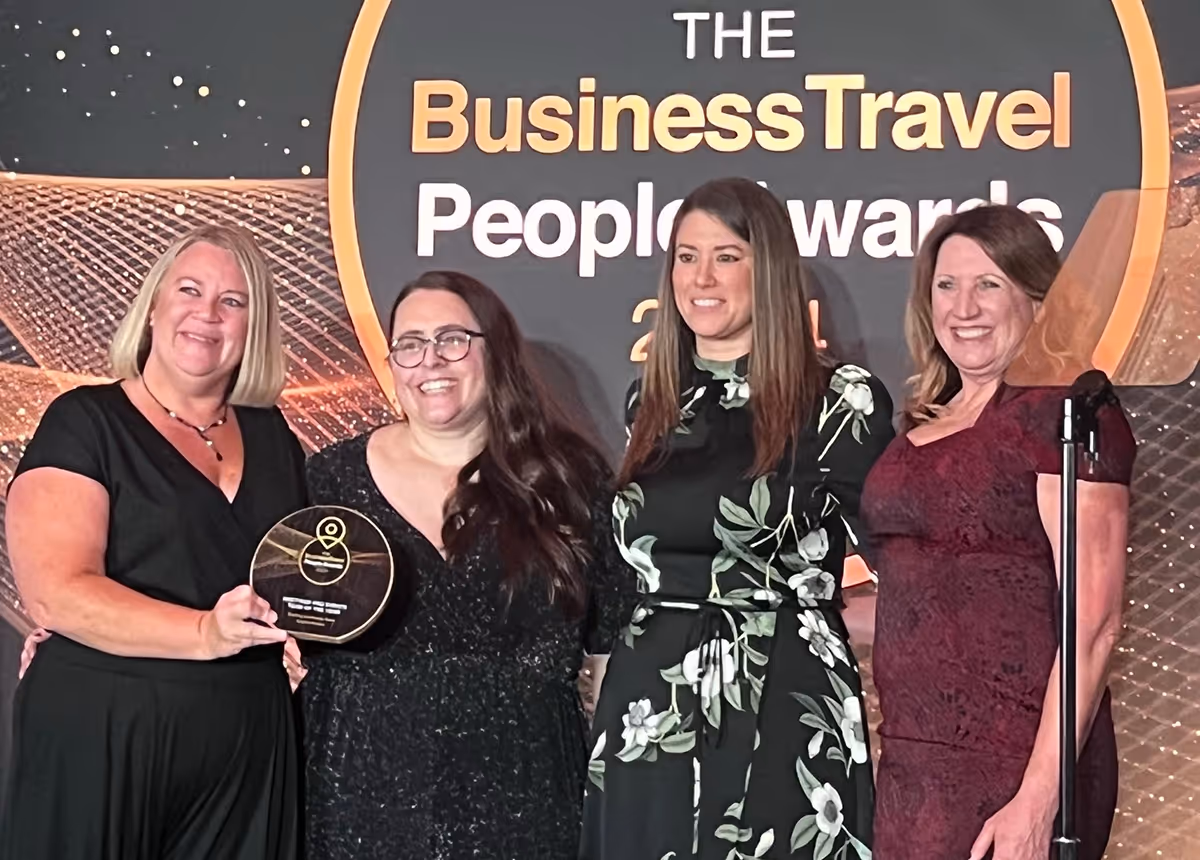 Brighter events team collect meetings and events team of the year award | Clarity