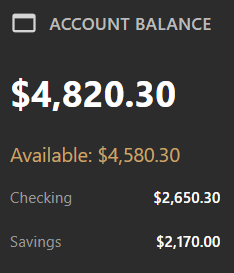 Account Balance Image