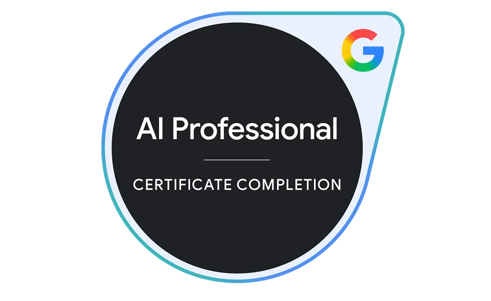 Google AI Professional Certificate - Grow with Google
