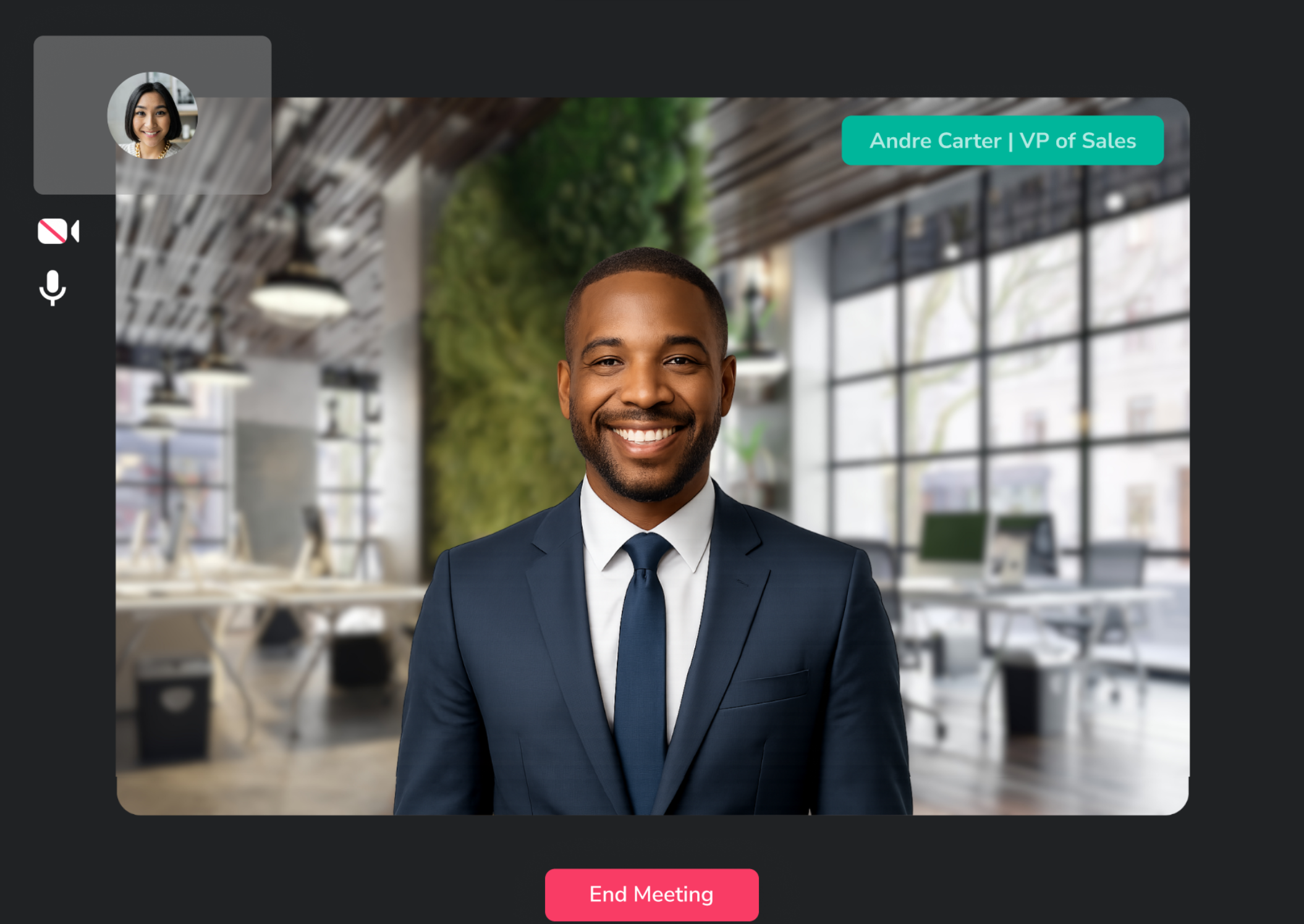 AI roleplay session in progress