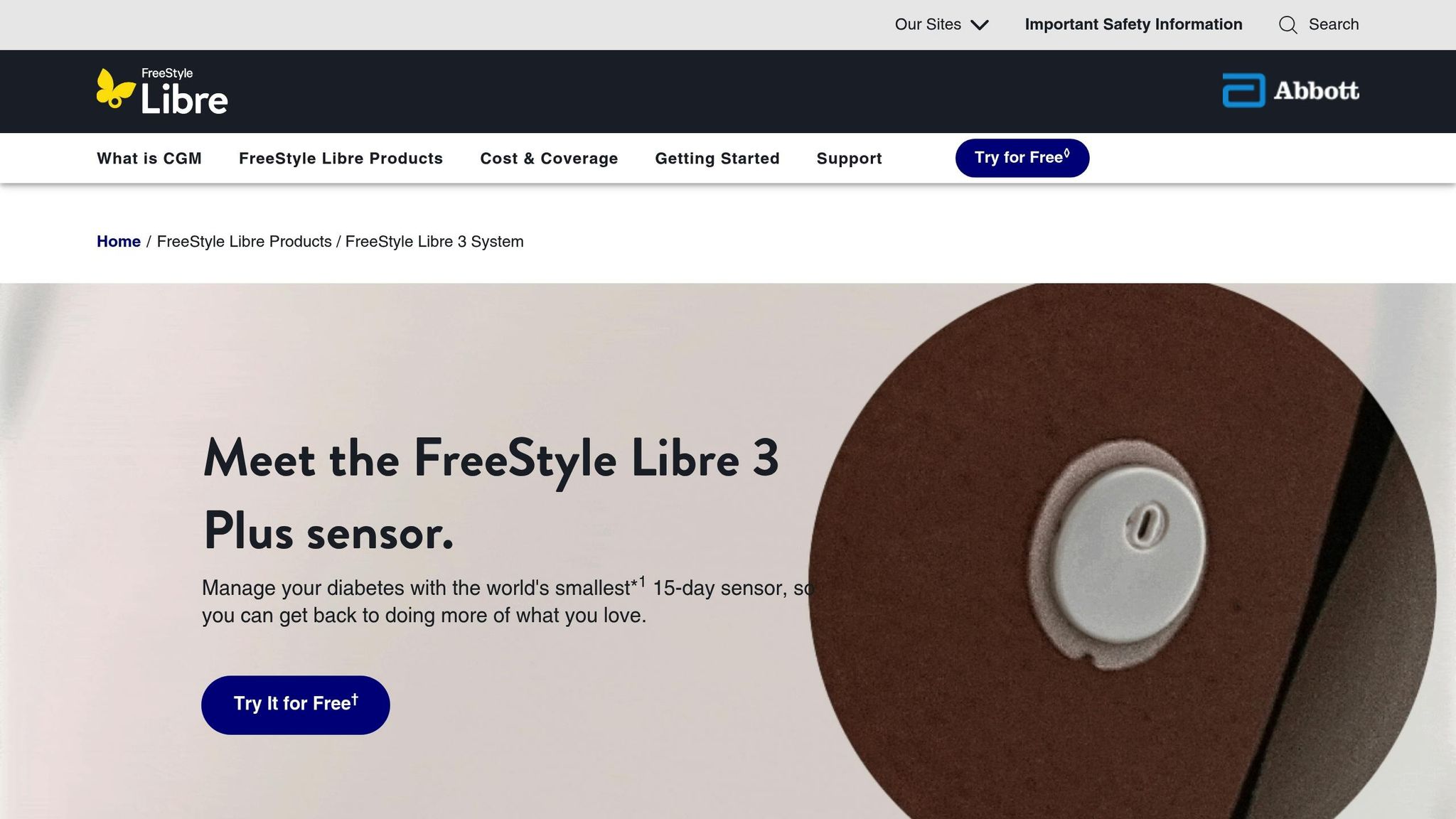 Abbott FreeStyle Libre 3