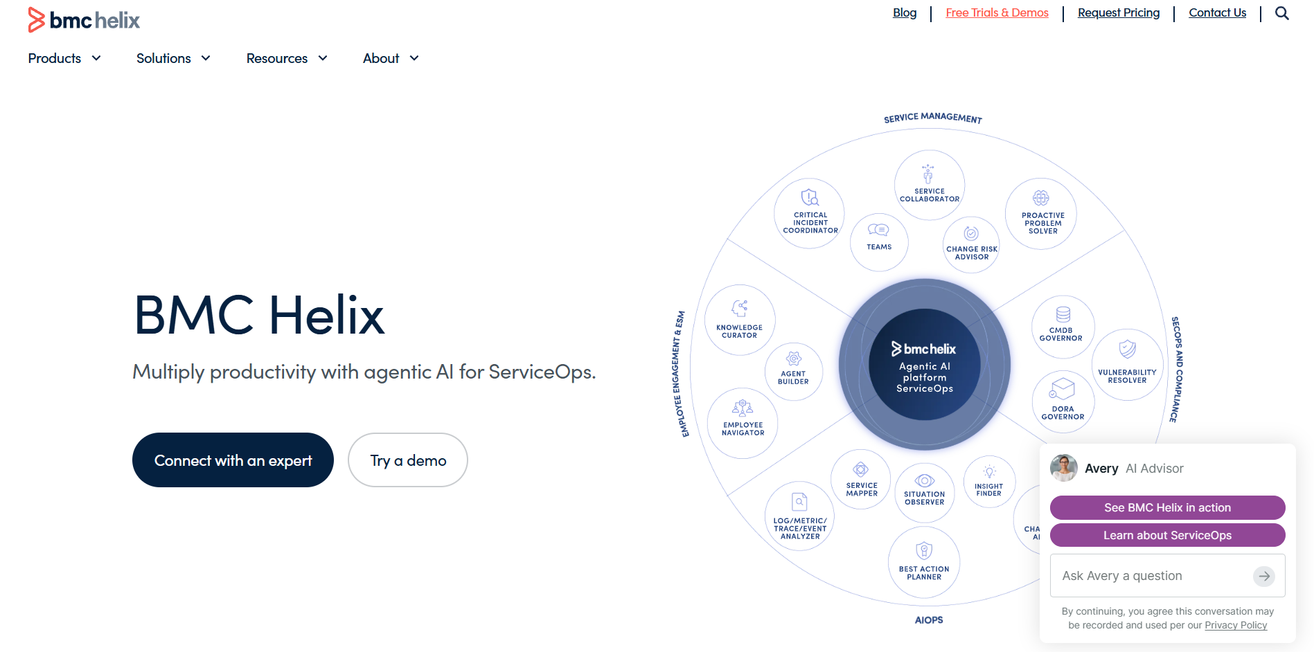 BMC Helix Homepage