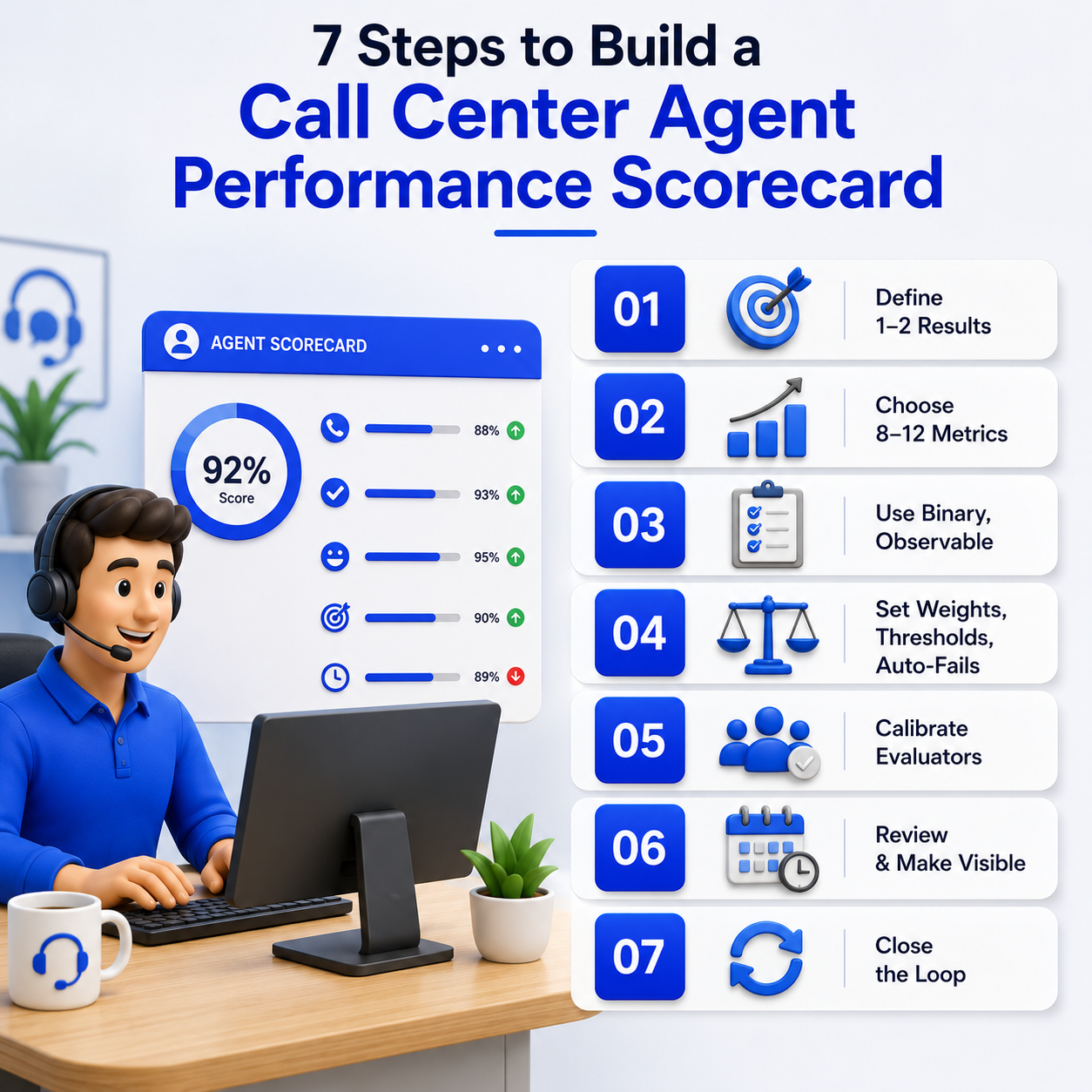 7-steps-call-center-agent-performance-scorecard