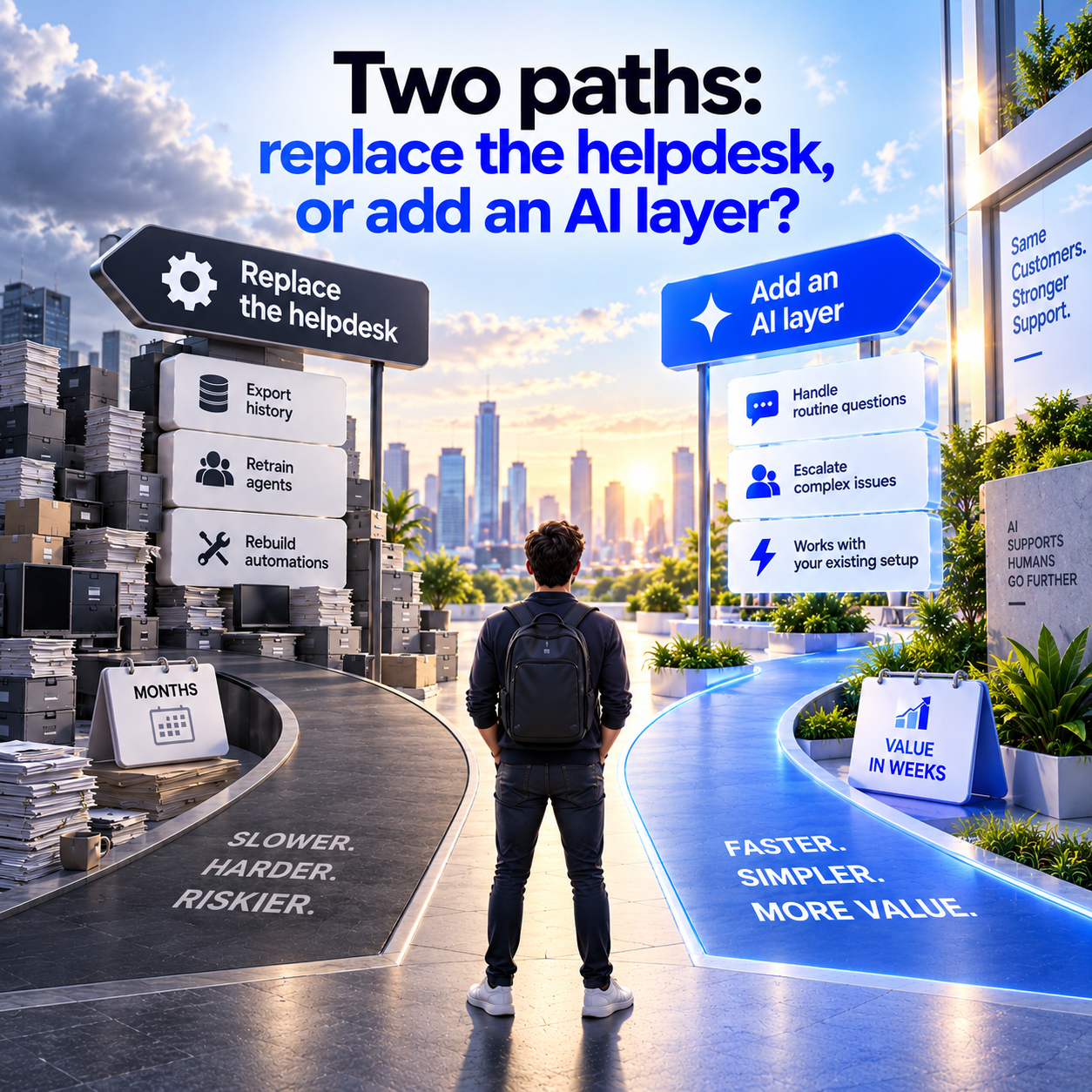The Two paths