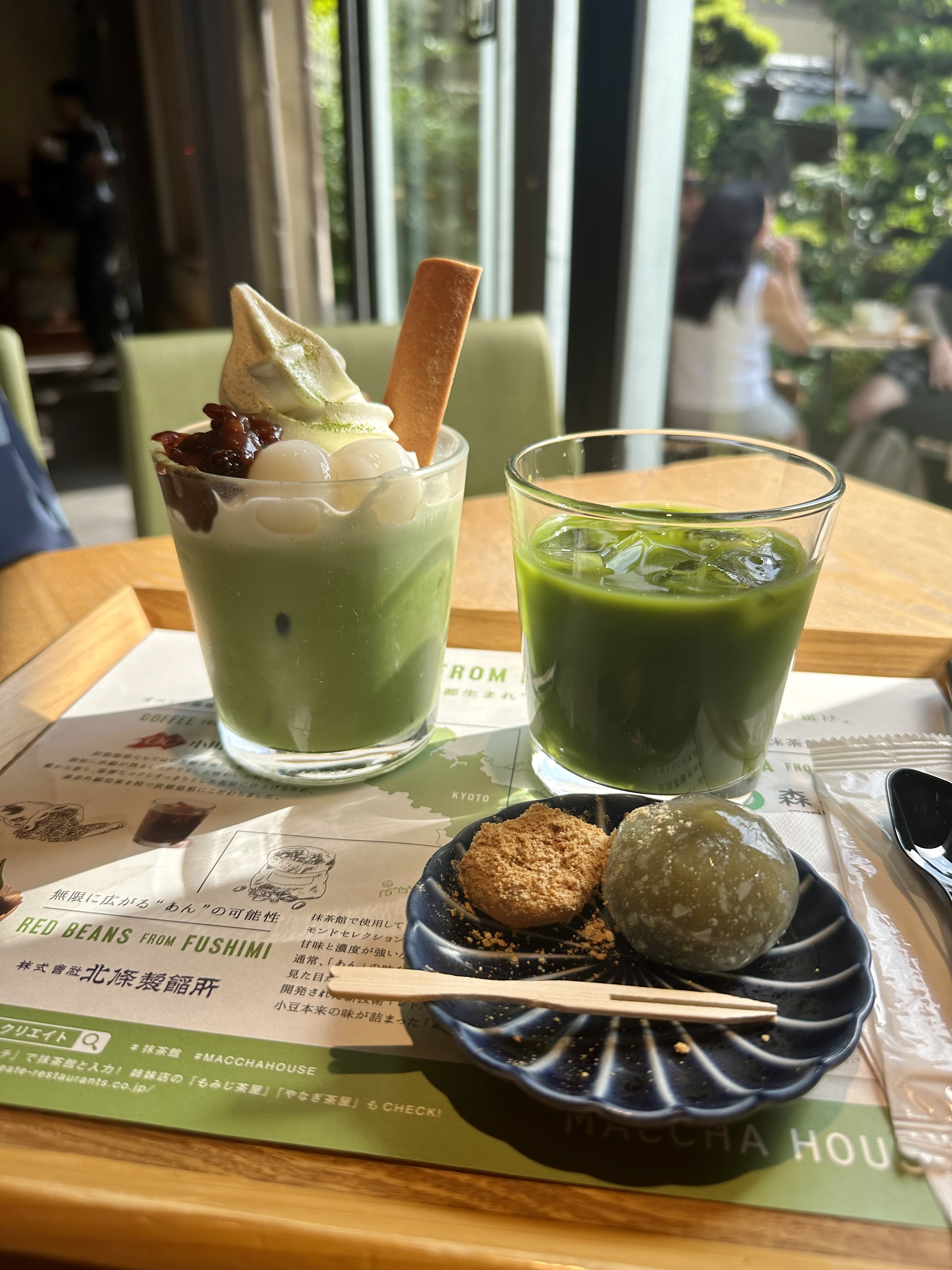 Matcha drinks and desserts with Mari-Alina Timoshchuk
